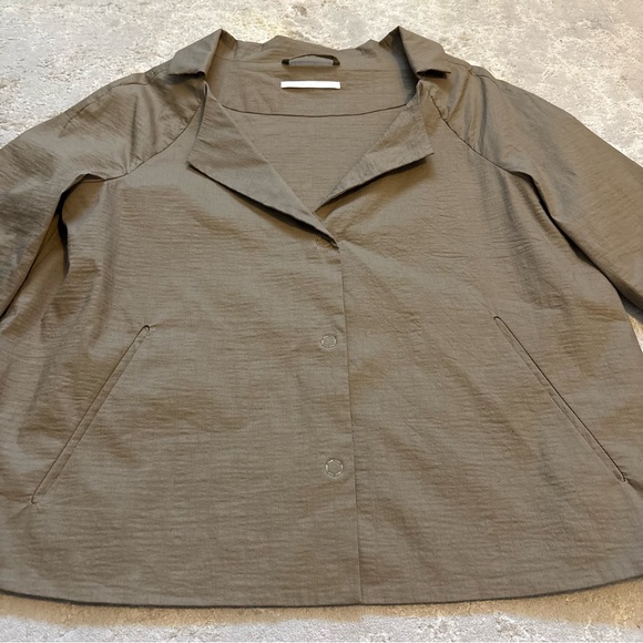 Annette Gortz Linen Blend Snap Front 3/4 Sleeve ‘Ala Jacket’ Size Medium (40) - Picture 5 of 13